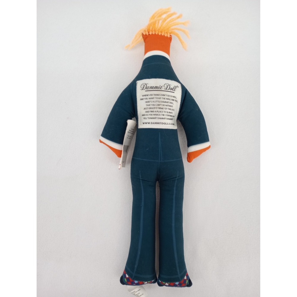 Donald Trump MAGA Dammit Doll Plush Stress Relief Gag Gift Orange Blue 13" Tall - Picture 5 of 5